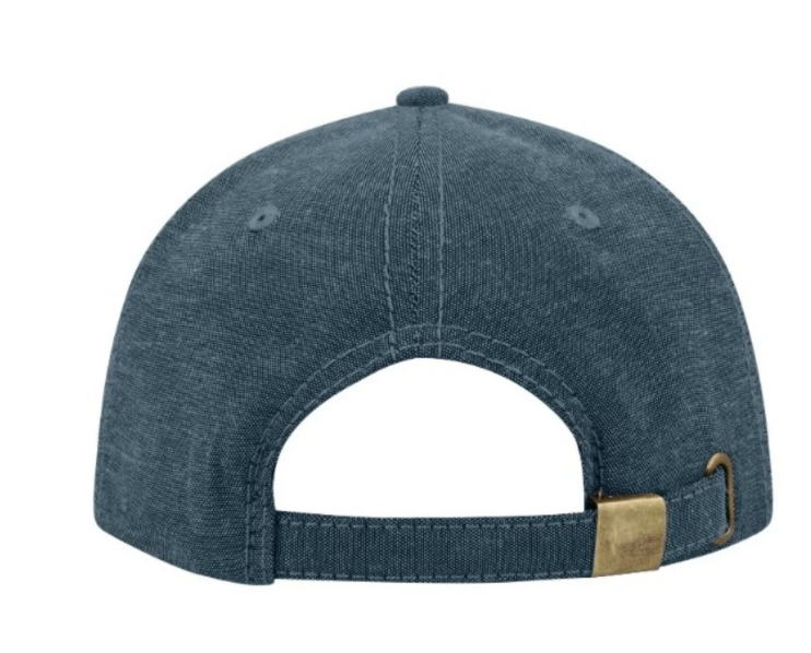 Chambray/Suede 6 Panel Cap